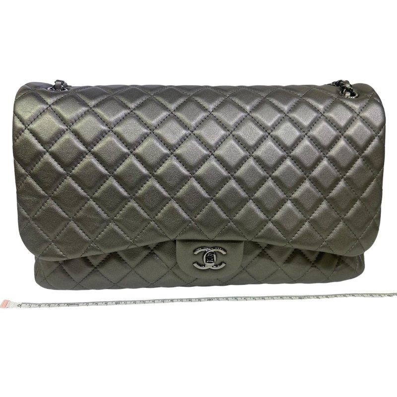 【美收精品】CHANEL深灰色大號CF 4-493-16