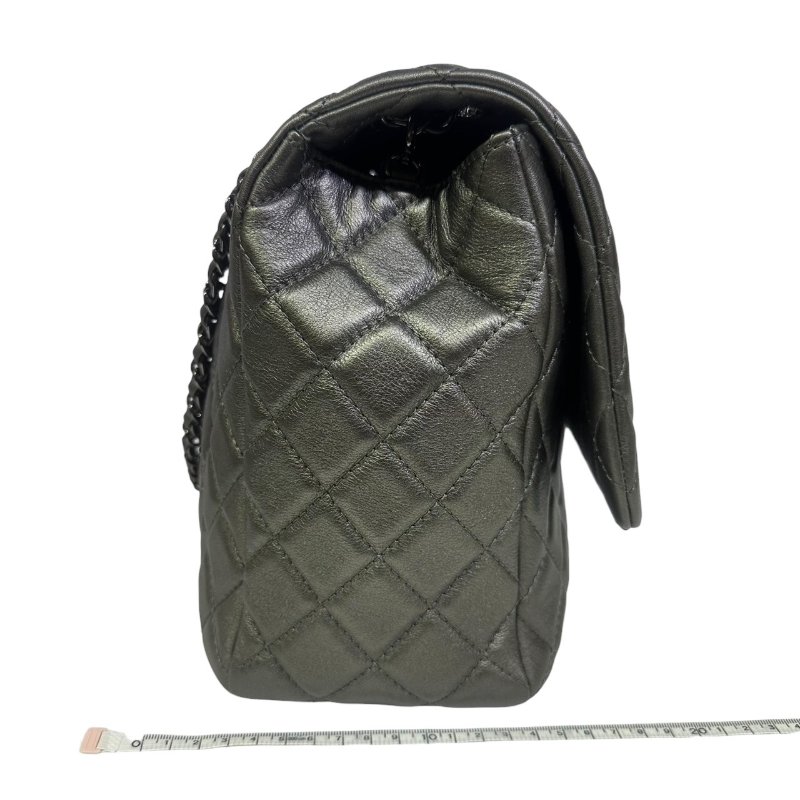 【美收精品】CHANEL深灰色大號CF 4-493-17