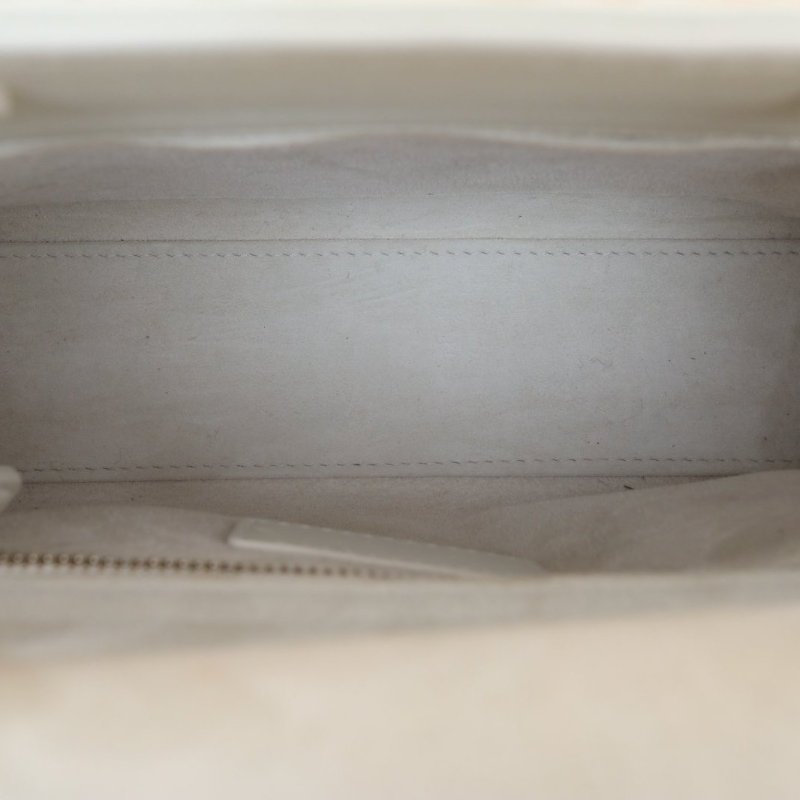 DIOR Lady戴妃包四格白色牛皮磨砂扣2021肩背包-3