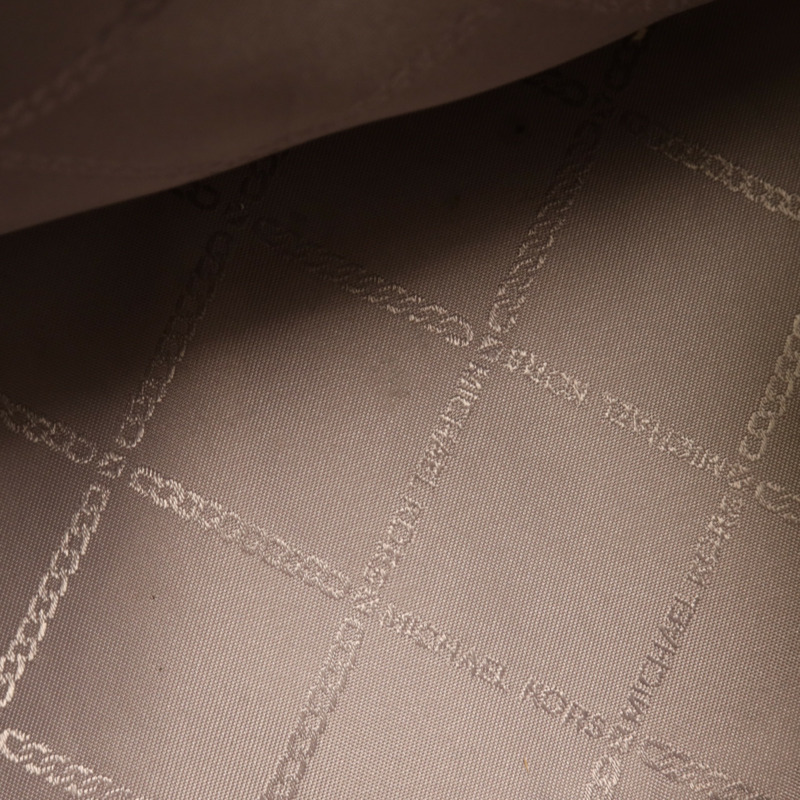 Michael Kors 皮革Top-Zip Satchel銀扣手挽肩背兩用袋-12