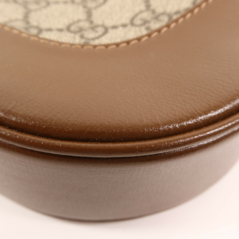 GUCCI 塗層帆布/牛皮皮革Jackie 1961 Medium金扣手挽肩背兩用袋-9