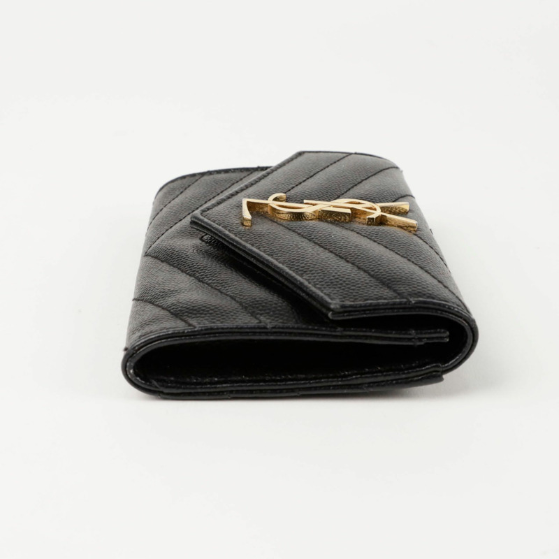 SAINT LAURENT Monogram Card Case Wallet 414404-4