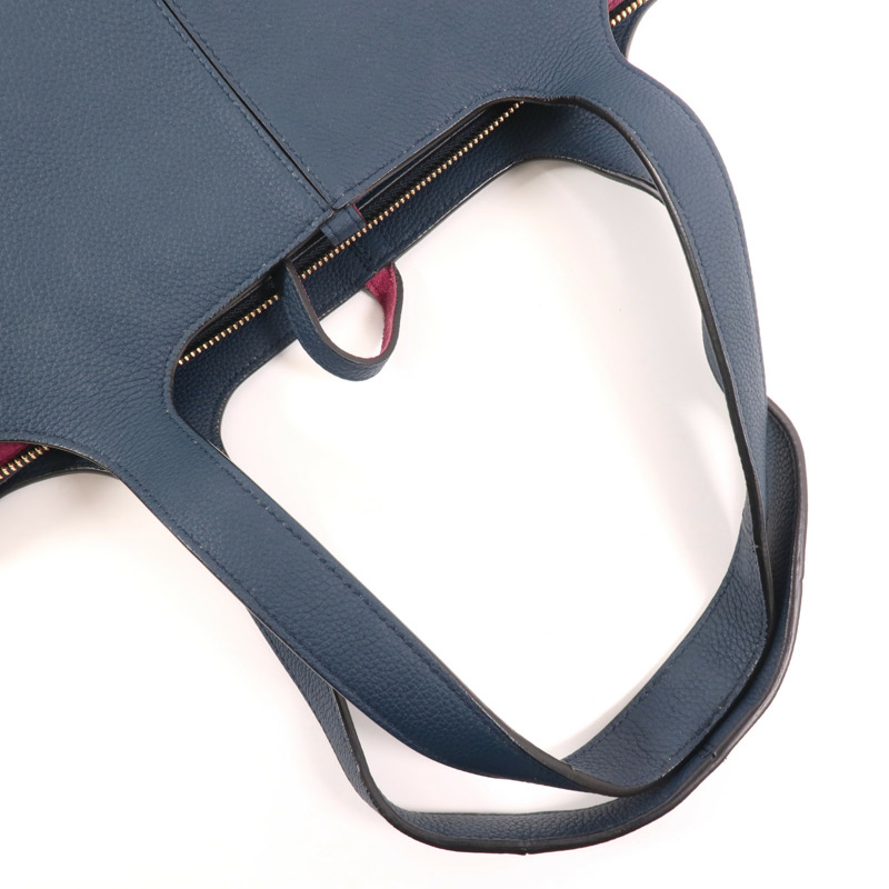 CELINE 牛皮皮革Tri-Fold金扣肩背袋-4