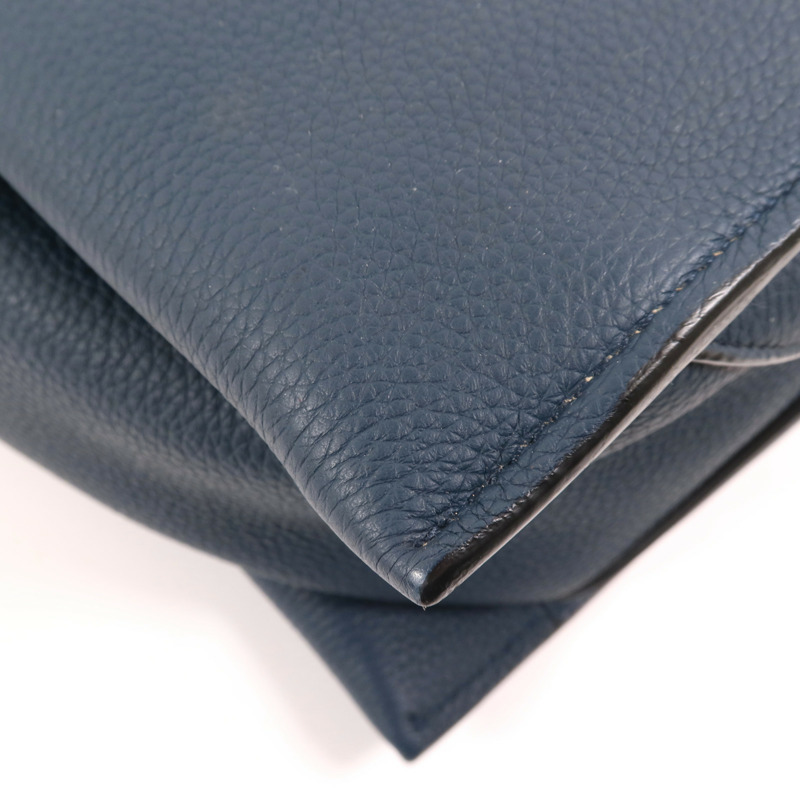 CELINE 牛皮皮革Tri-Fold金扣肩背袋-8