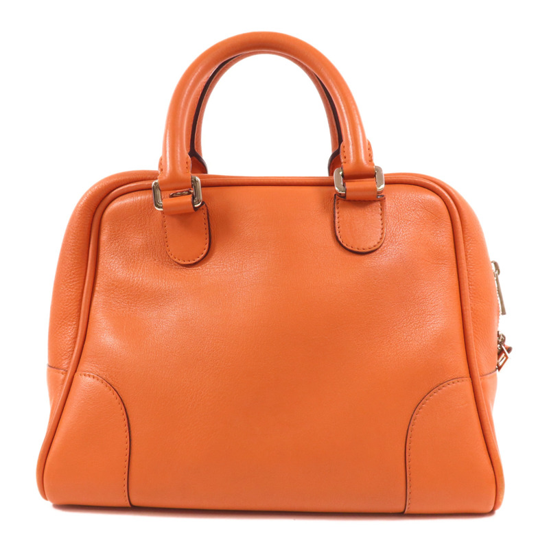 LOEWE 牛皮皮革2 Way Shoulder銀扣手挽肩背兩用袋-1