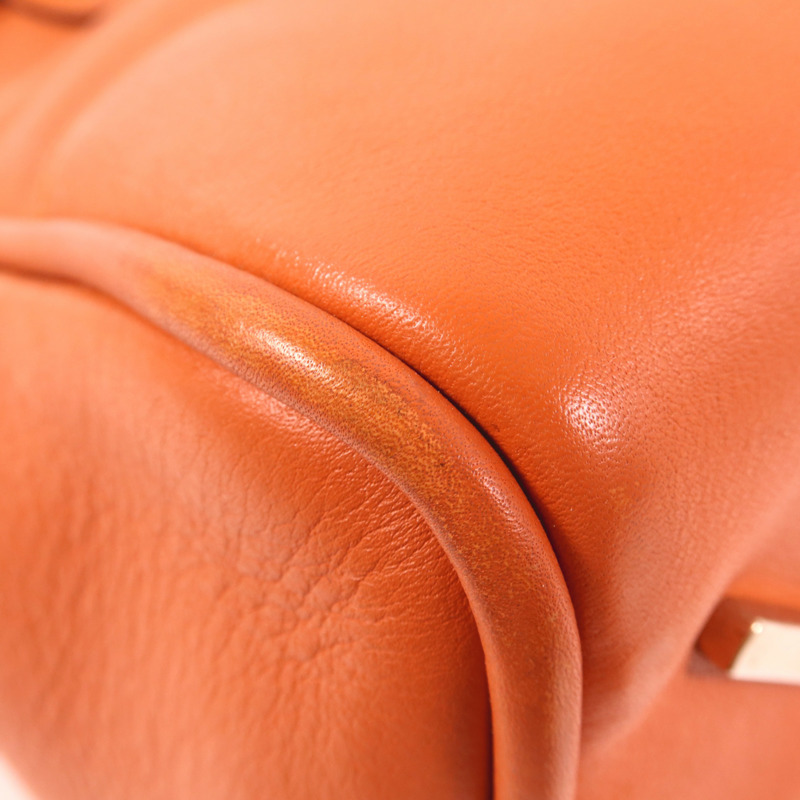 LOEWE 牛皮皮革2 Way Shoulder銀扣手挽肩背兩用袋-8