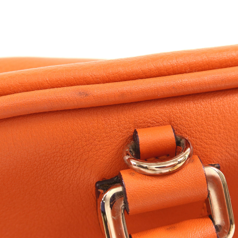 LOEWE 牛皮皮革2 Way Shoulder銀扣手挽肩背兩用袋-14