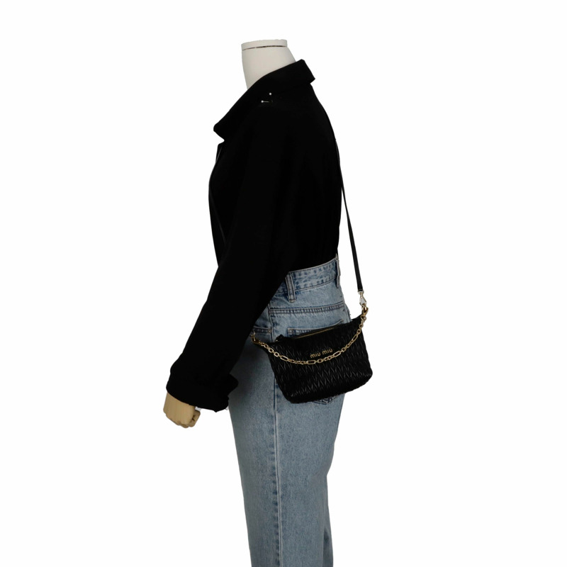MIU MIU 5NF844 Spirit 迷你鏈條單肩斜背包-8
