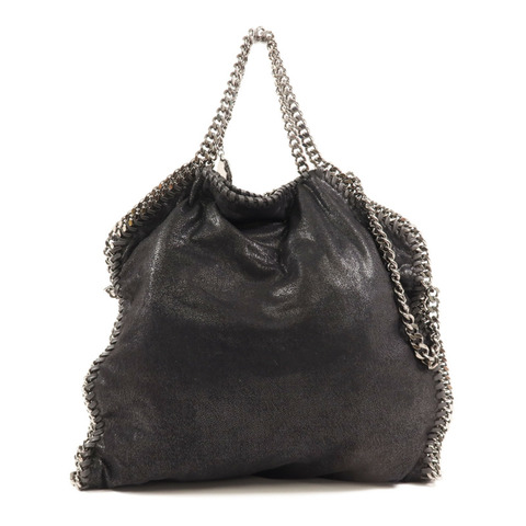 Stella McCartney 聚酯纖維2 Way Shoulder Bag銀扣手挽肩背兩用袋