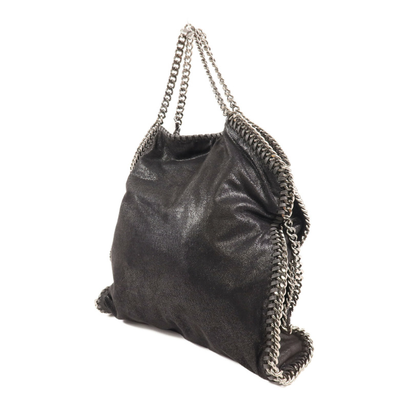 Stella McCartney 聚酯纖維2 Way Shoulder Bag銀扣手挽肩背兩用袋-2