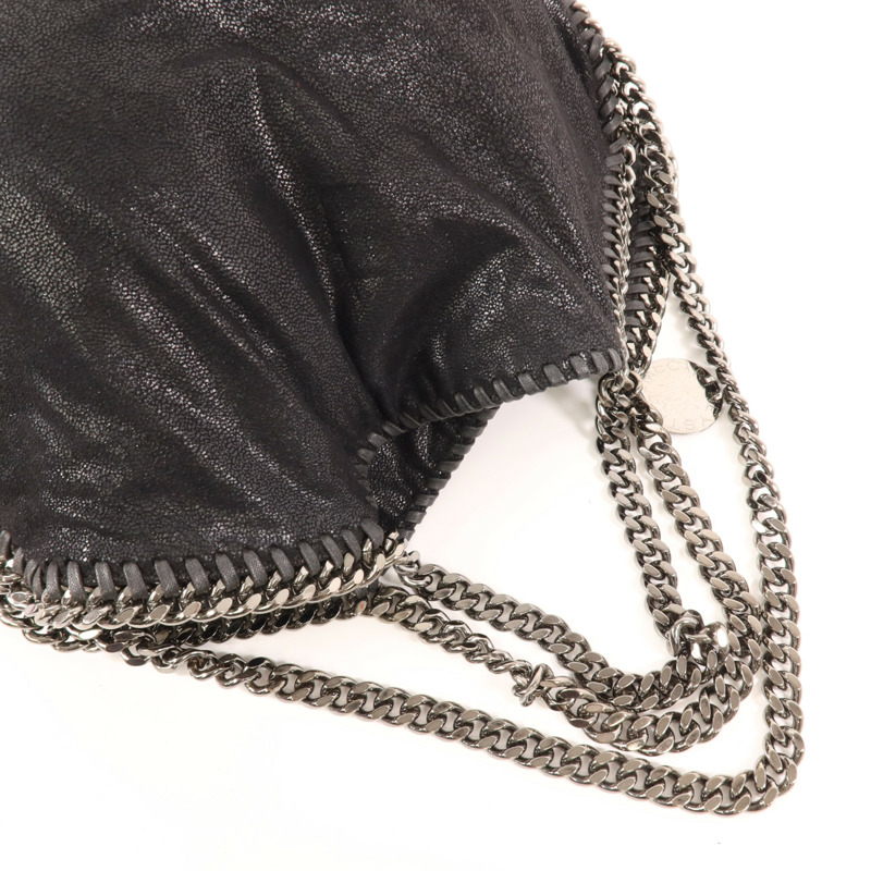 Stella McCartney 聚酯纖維2 Way Shoulder Bag銀扣手挽肩背兩用袋-4