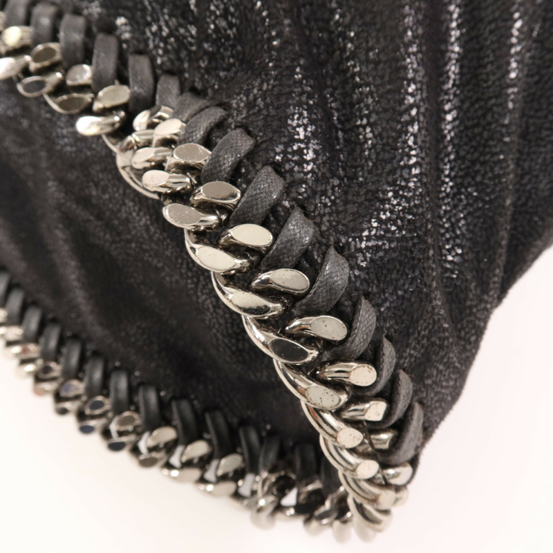 Stella McCartney 聚酯纖維2 Way Shoulder Bag銀扣手挽肩背兩用袋-8
