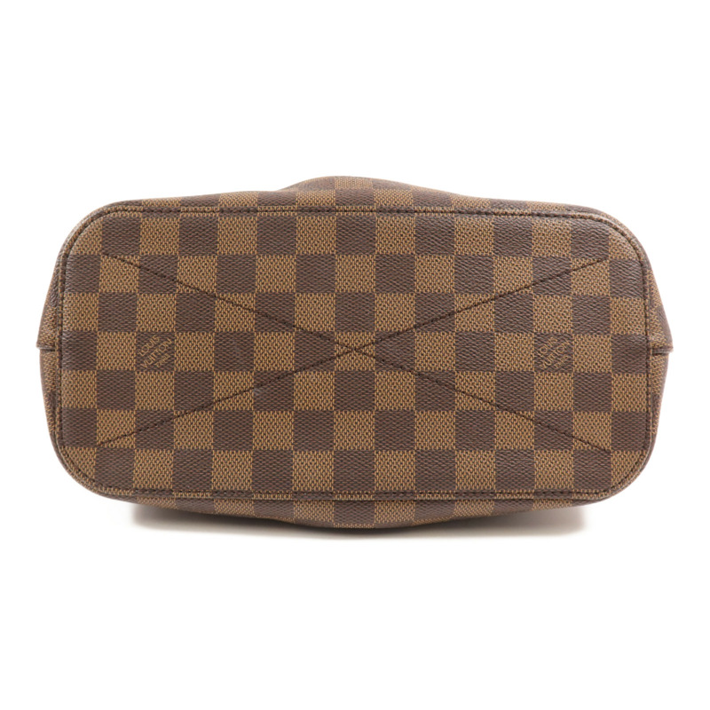 LOUIS VUITTON Damier Siena PM金扣手挽袋-3