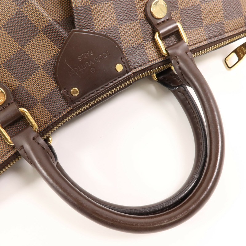 LOUIS VUITTON Damier Siena PM金扣手挽袋-4