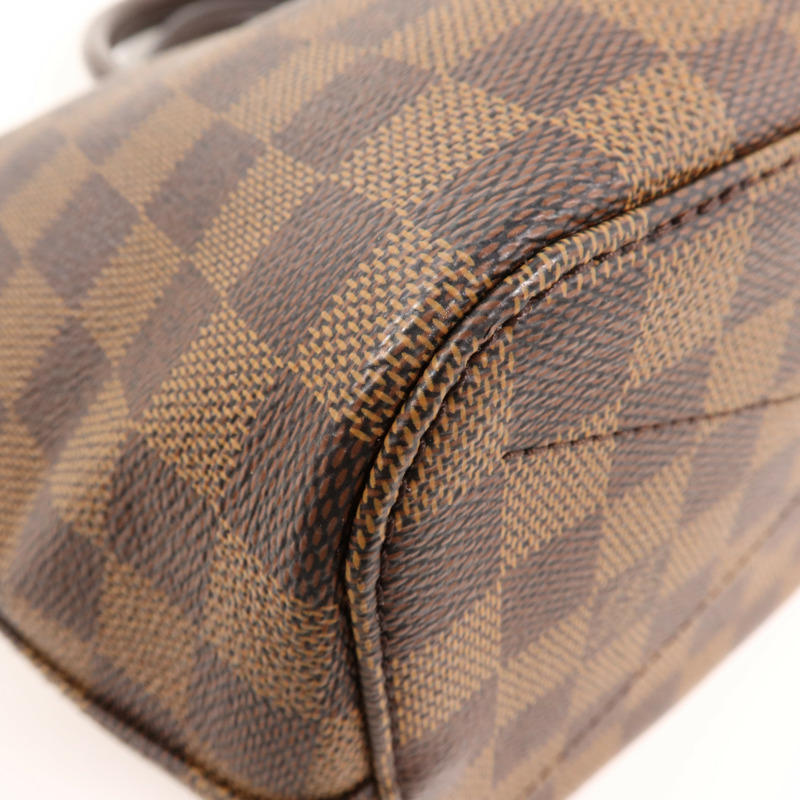 LOUIS VUITTON Damier Siena PM金扣手挽袋-8