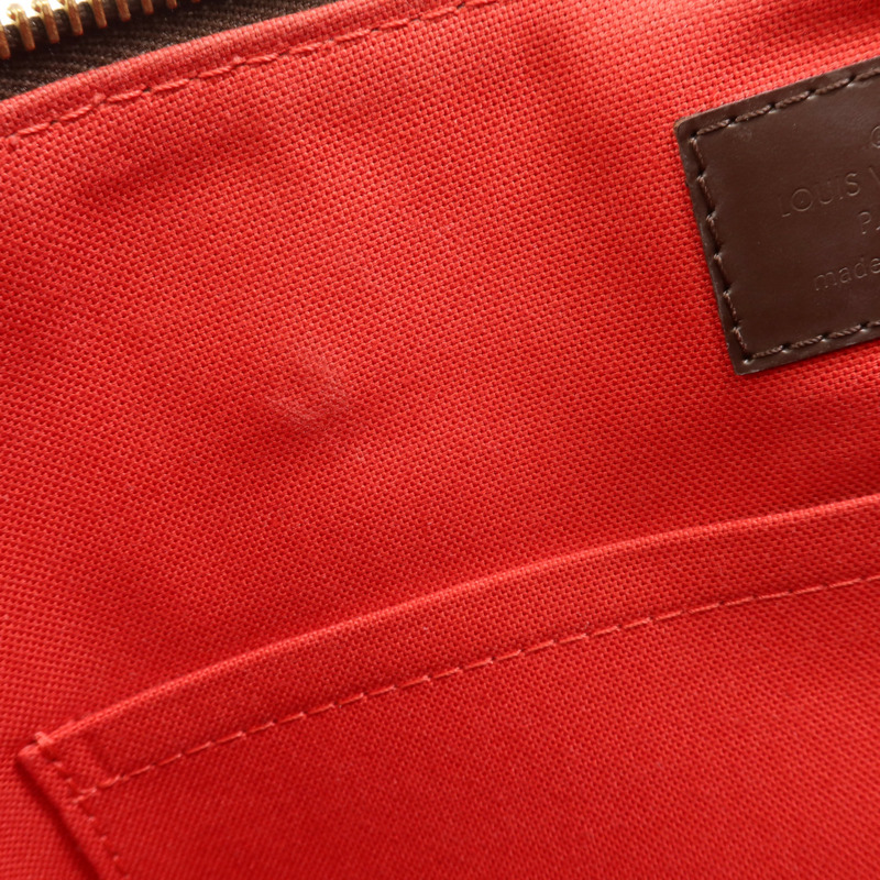 LOUIS VUITTON Damier Siena PM金扣手挽袋-14