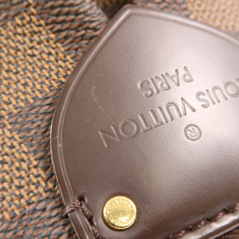 LOUIS VUITTON Damier Siena PM金扣手挽袋-16