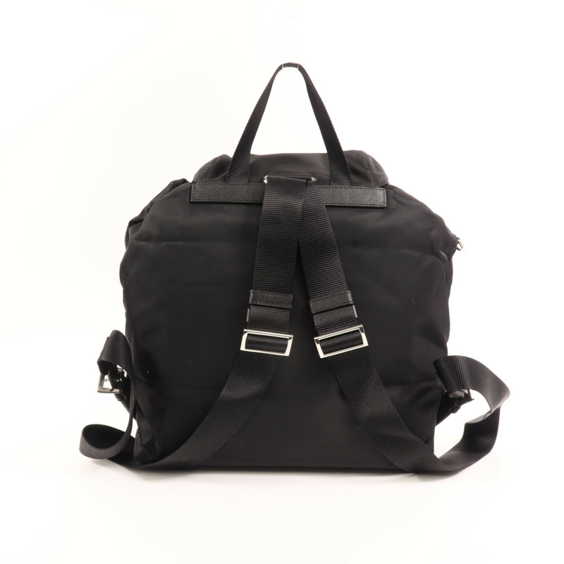 PRADA 尼龍Backpack銀扣背包-1