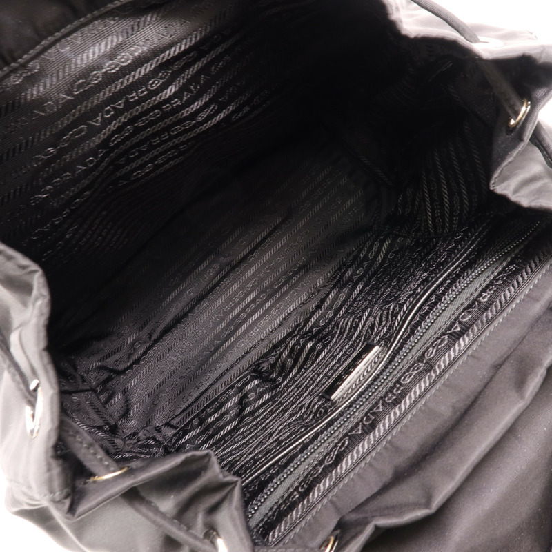 PRADA 尼龍Backpack銀扣背包-9