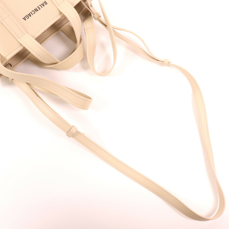 BALENCIAGA 牛皮皮革Everyday XS銀扣手挽肩背兩用袋-7