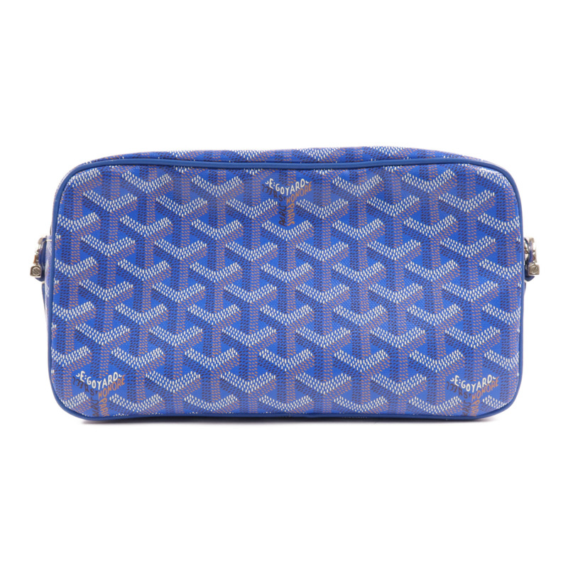 GOYARD 塗層帆布Sac Cap Vert銀扣肩背袋-1