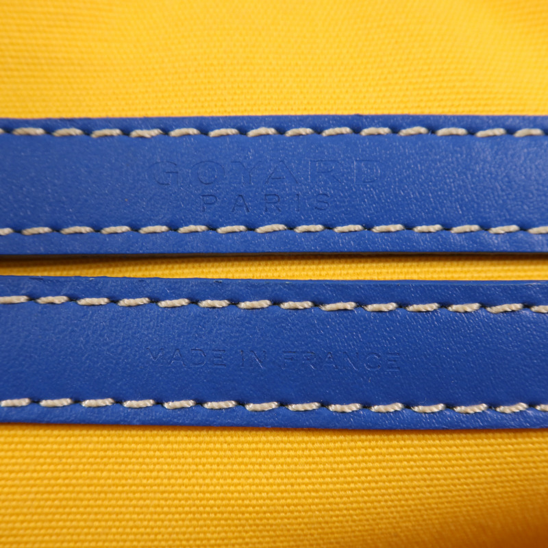 GOYARD 塗層帆布Sac Cap Vert銀扣肩背袋-5