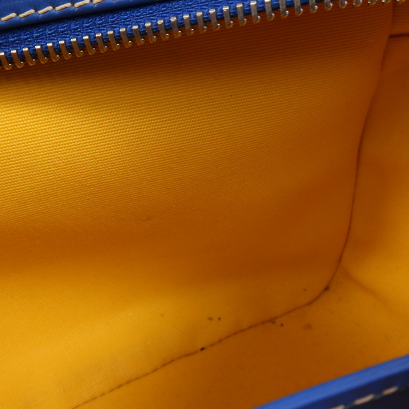 GOYARD 塗層帆布Sac Cap Vert銀扣肩背袋-14