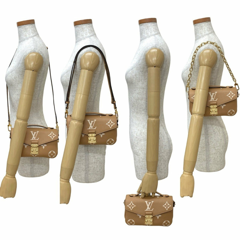 全新未使用，已妥善保存的路易威登 Pochette Metis EW Monogram Empreinte 皮革兩手提/肩背包 2052a-1