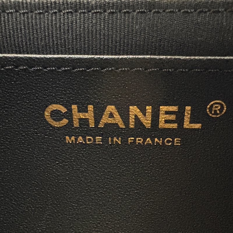 【現貨|快速出貨】CHANEL 25P 黑色魚子醬牛皮雙鏈口蓋包 22cm|經典金鍊|Caviar皮 全新-21