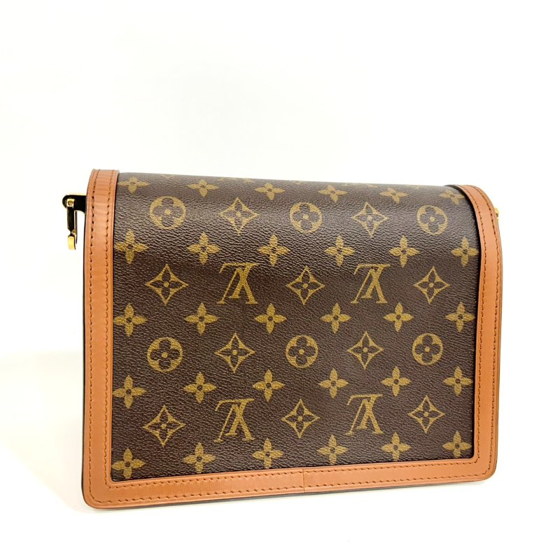 LV原花雙色金釦Dauphine達芙妮MM M45958-5