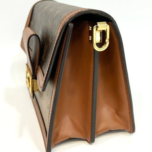 LV原花雙色金釦Dauphine達芙妮MM M45958-7