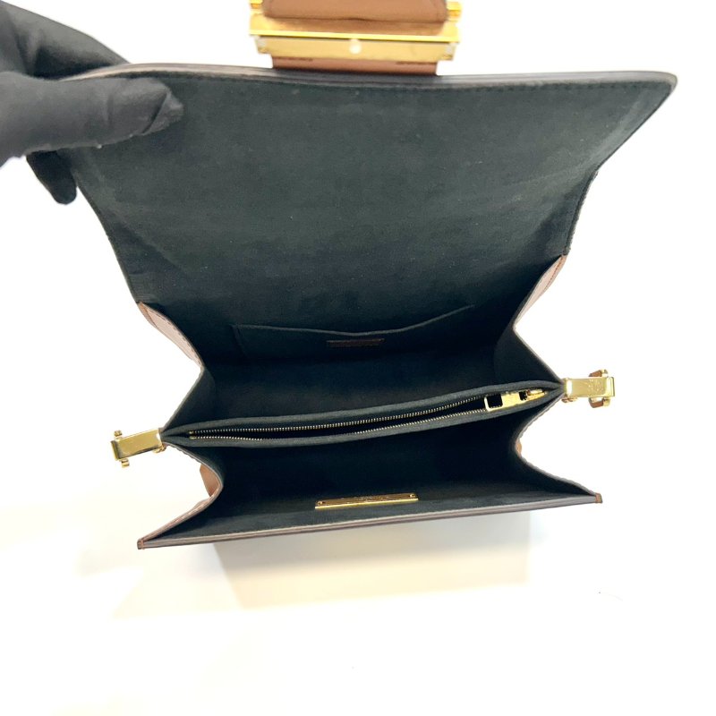 LV原花雙色金釦Dauphine達芙妮MM M45958-9