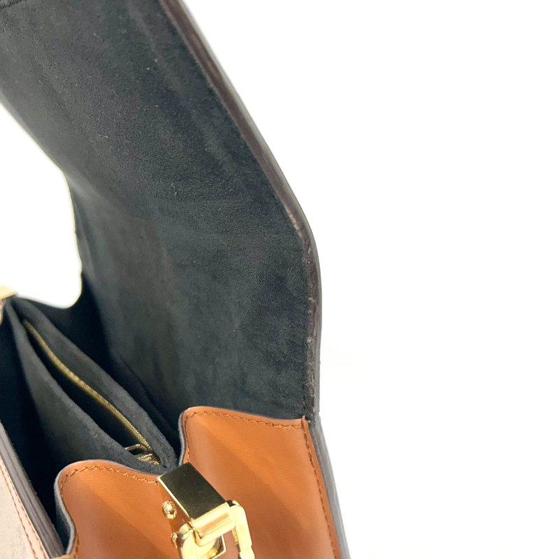 LV原花雙色金釦Dauphine達芙妮MM M45958-13