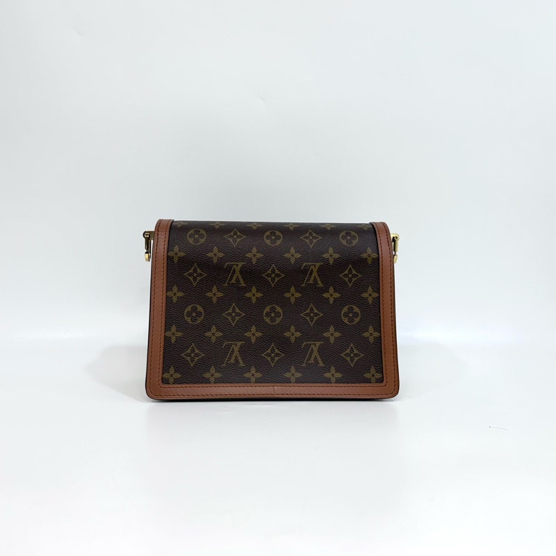 LV原花雙色金釦Dauphine達芙妮MM M45958-1