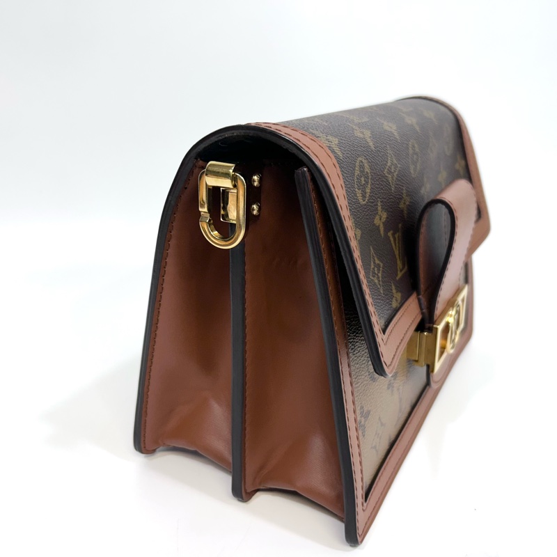 LV原花雙色金釦Dauphine達芙妮MM M45958-11