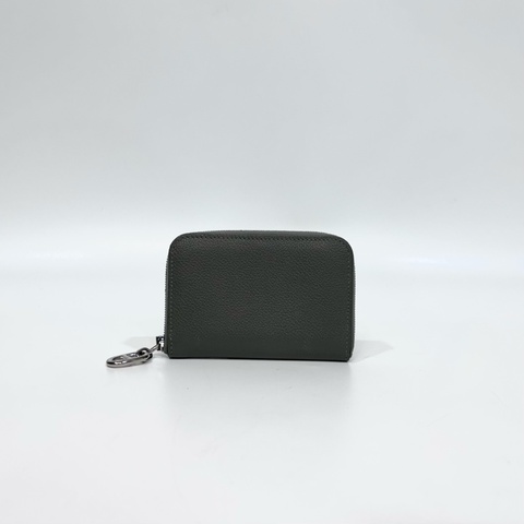 HERMES OL積雨雲灰Evercolor牛皮Zipengo Chaine d Ancre卡包