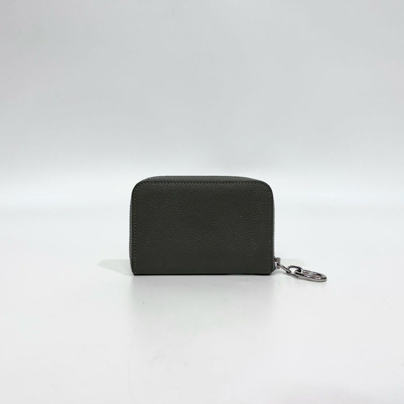 HERMES OL積雨雲灰Evercolor牛皮Zipengo Chaine d Ancre卡包-1