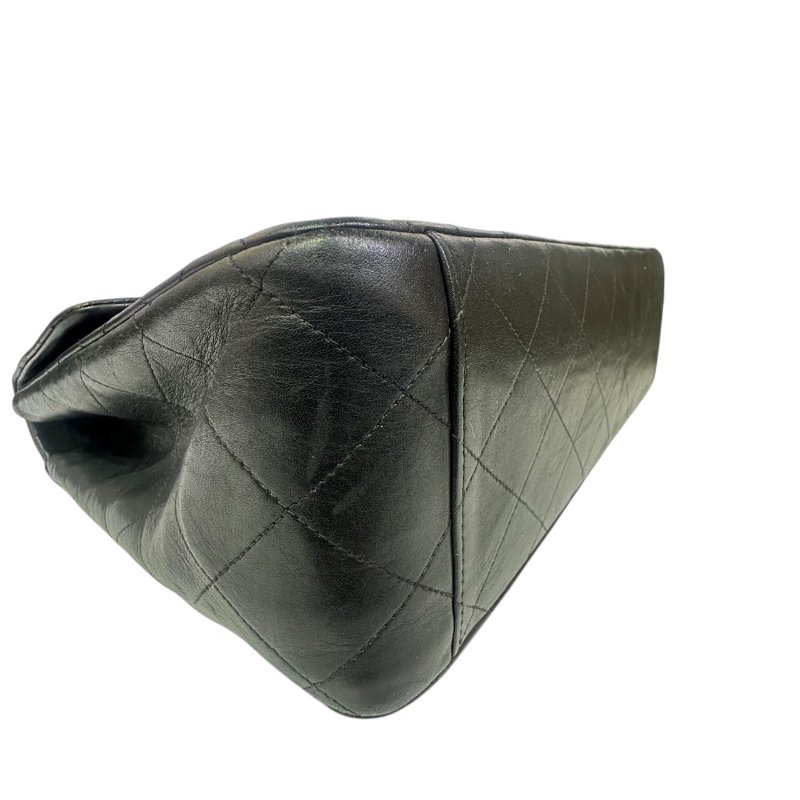 【美收精品】CHANEL黑色羊皮古董肩背包 4-487-5