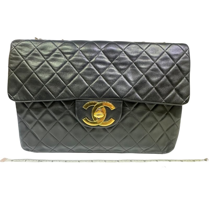 【美收精品】CHANEL黑色羊皮古董肩背包 4-487-17