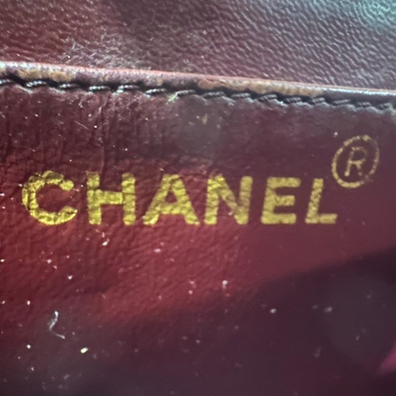 【美收精品】CHANEL黑色羊皮古董肩背包 4-487-22