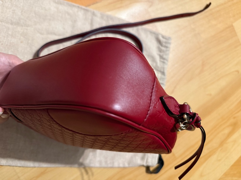 9新GUCCI 古馳典雙GLOGO緹花小牛皮 壓紋包-10