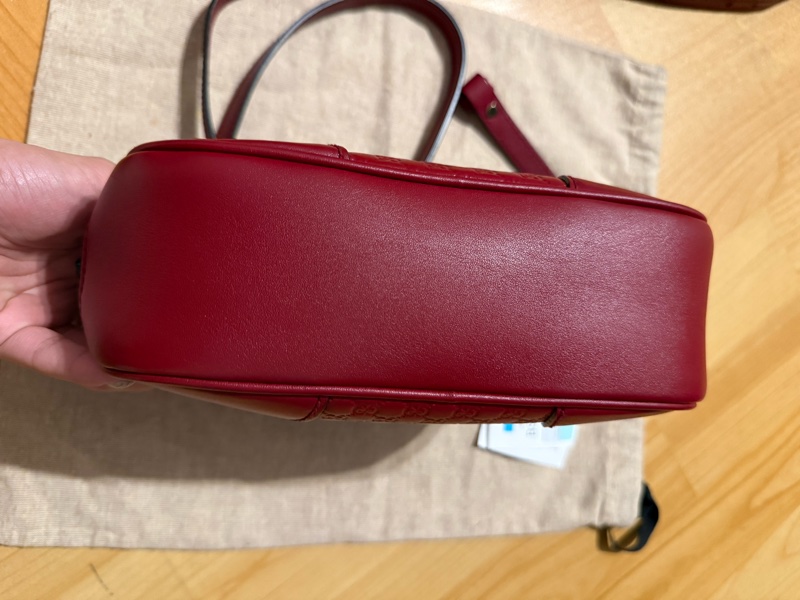 9新GUCCI 古馳典雙GLOGO緹花小牛皮 壓紋包-11