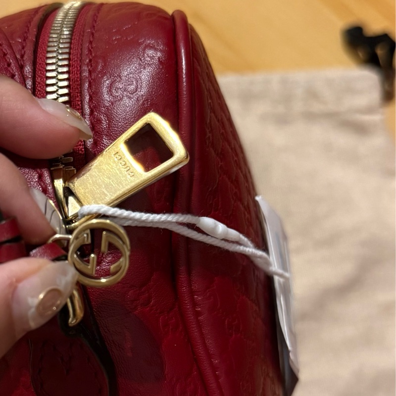9新GUCCI 古馳典雙GLOGO緹花小牛皮 壓紋包-16