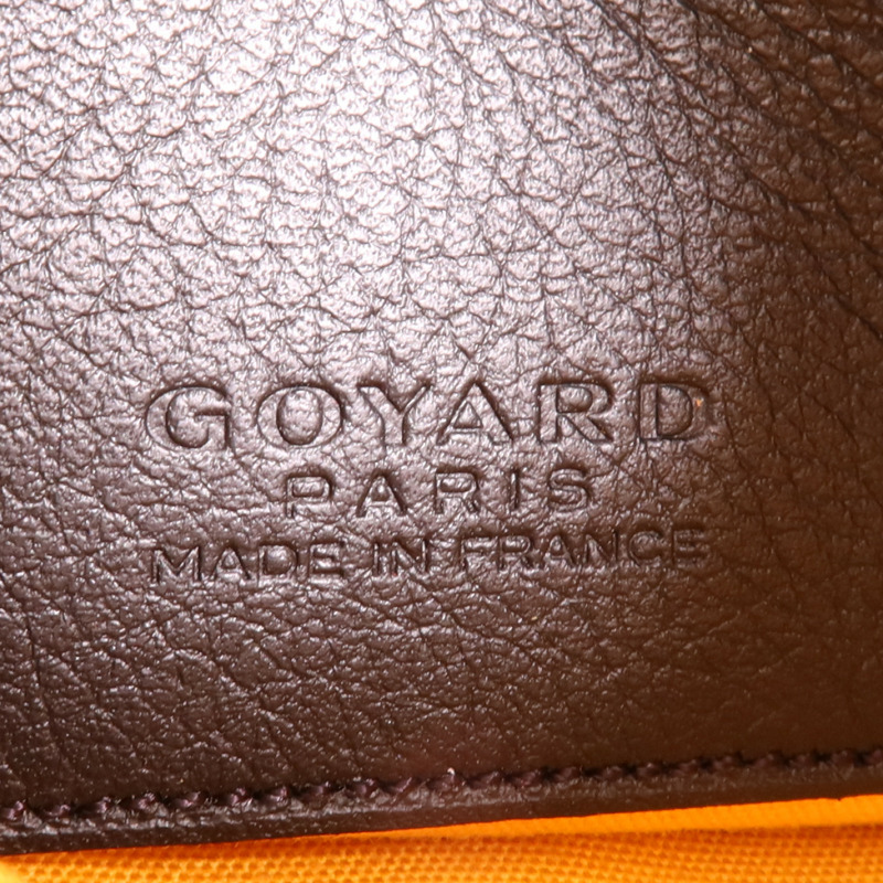 GOYARD 塗層帆布Pouch銀扣手拿包-5