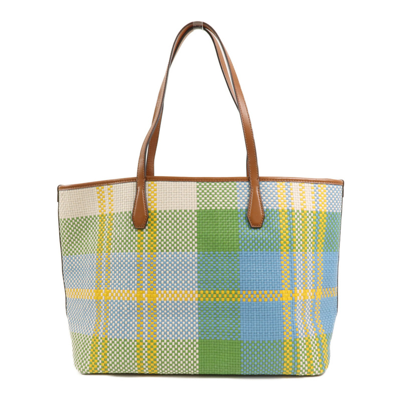 Tory Burch 牛皮皮革Tote Bag金扣肩背袋-1