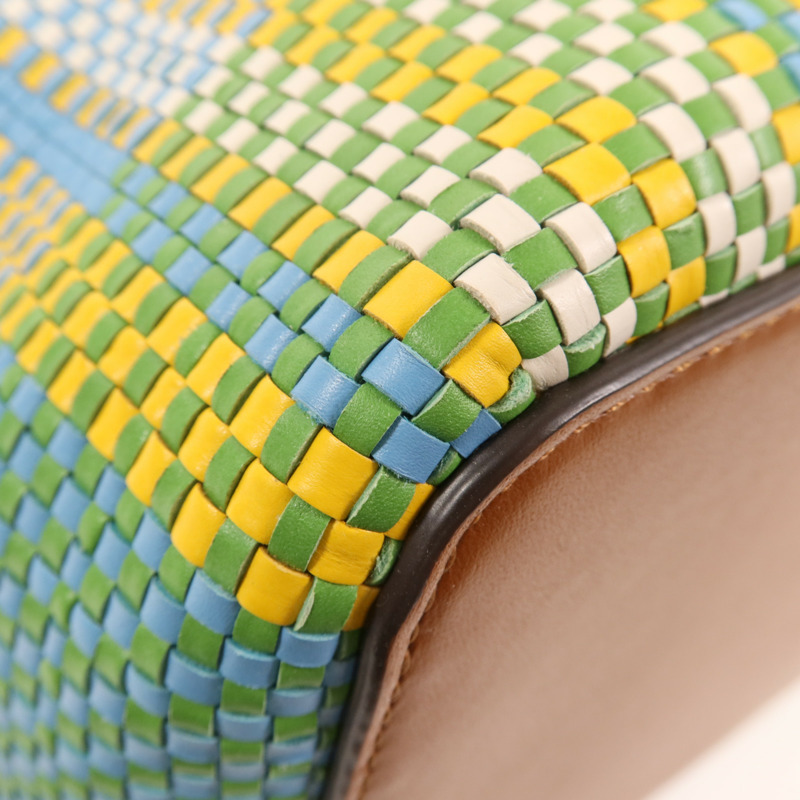 Tory Burch 牛皮皮革Tote Bag金扣肩背袋-6