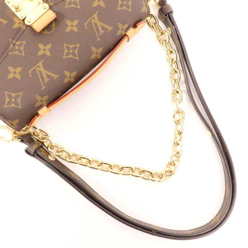 LOUIS VUITTON Monogram Pochette Metis  East West金扣手挽肩背兩用袋-6