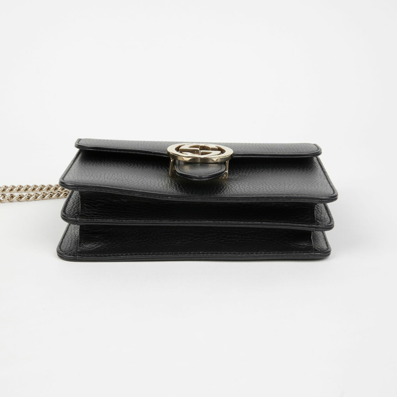 GUCCI 互扣鏈條單肩斜背包 510304-5