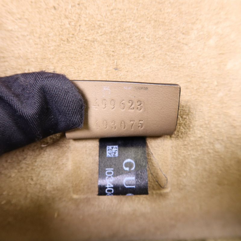 GUCCI 塗層帆布Dionysus Shoulder Bag銀扣鏈帶肩背袋-6