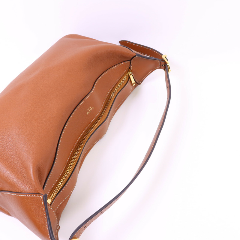 CELINE 牛皮皮革Romy Bag金扣肩背袋-5